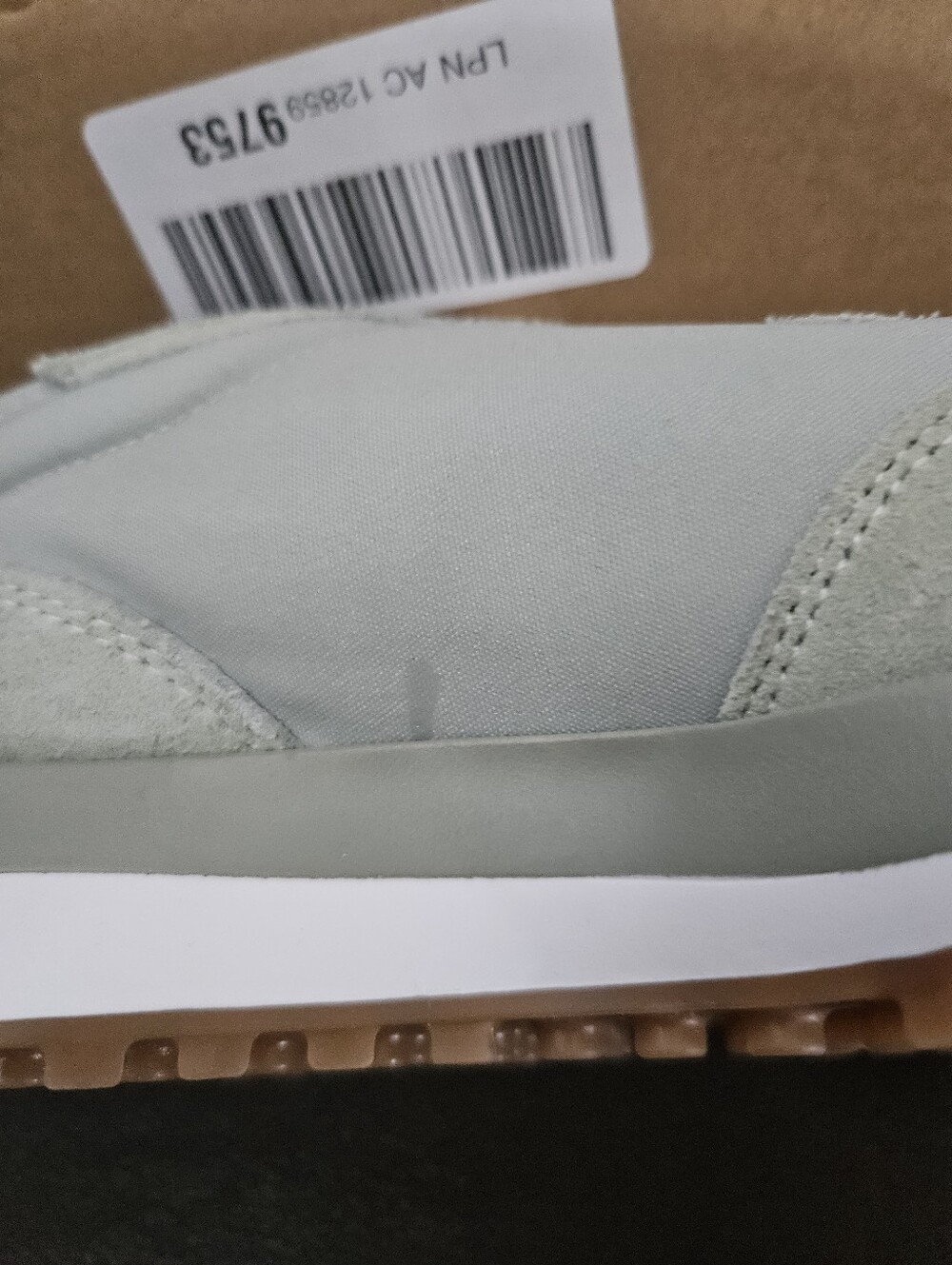 New Steve Madden Campo Sage Green & White Womens Sneakers - Picture 7 of 7